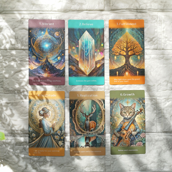 第4刷＊勇気と一歩踏み出す力をあなたに＊心理士が作るオラクルカード「ReYOU Design CARDS」 7枚目の画像