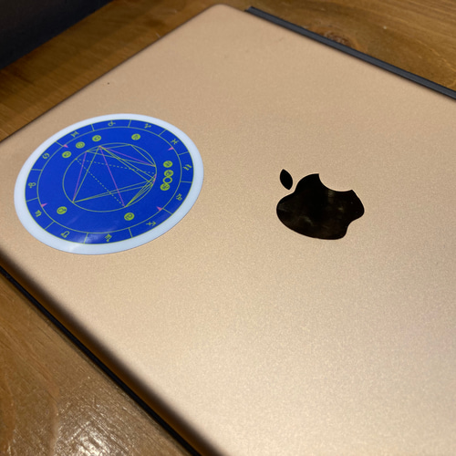 ホロスコープ×ステッカー86mm】ラッキーカラー あなたと大切な人の