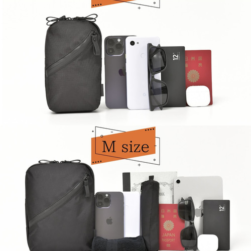 GRINER 【MonoMax掲載】 Zpac スマホポーチ スキミング防止 撥水