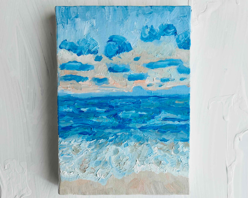 16×23㎝「午後の田舎の風景」油彩・原画・サムホール 500a0ba5dbe0a681e012ddf8efc19c
