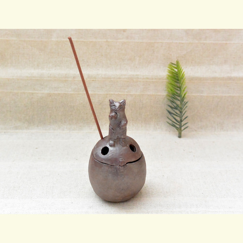備前焼　招き猫　香炉 Yahoo!オークション -「招き猫」(備前) (日本の陶磁)の落札相場・落札価格
