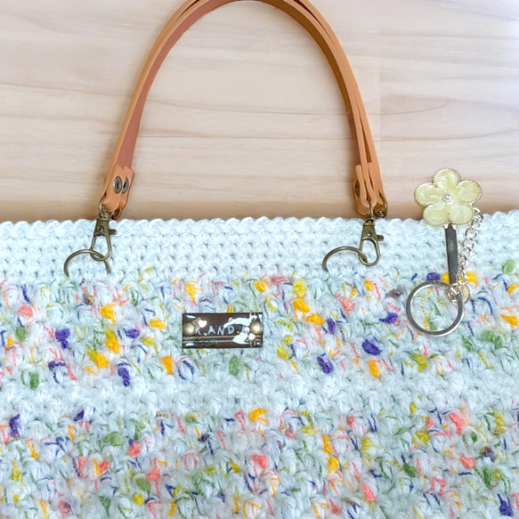 【SALE】¥4500→¥2700 ポップで可愛い♡トートバッグ/ハンドバッグ【カラフル】 3枚目の画像