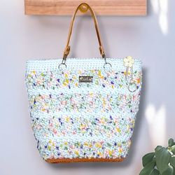 【SALE】¥4500→¥2700 ポップで可愛い♡トートバッグ/ハンドバッグ【カラフル】 1枚目の画像