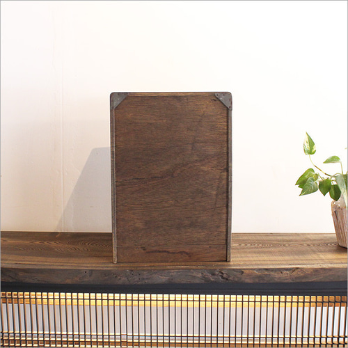 小引き出し 5段 木製 アンティーク ドローワー 卓上 取っ手 小物入れ