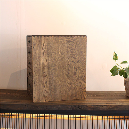 小引き出し 5段 木製 アンティーク ドローワー 卓上 取っ手 小物入れ