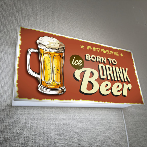 Lサイズ】BEER ビール 生ビール ジョッキ パブ スナック カフェ バー