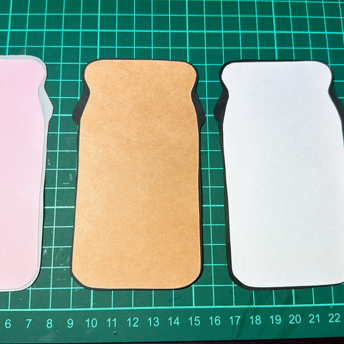 ペーパークラフト メッセージカード ミルク その他ラッピング用品 ls