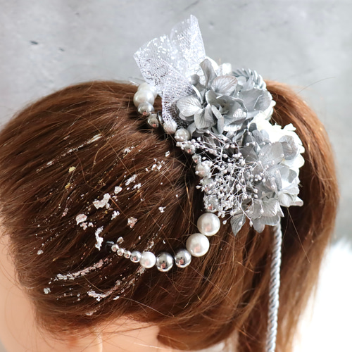 Haru様おまとめ 髪飾り プリザーブドフラワー