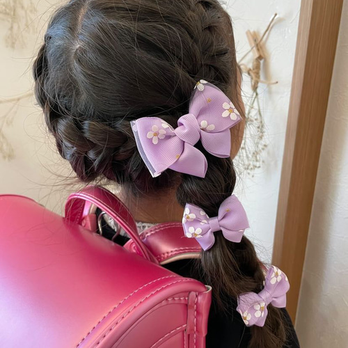 ツインヘアゴム】キッズ リボン ツインテール パステルカラー チュール 