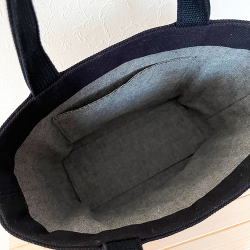 こぎん刺し帆布手提げバッグ 8478fec61170124bcbbeb1e597e825