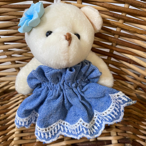 ハワイ くま 人形 ぬいぐるみ ストラップ フラダンス ぬいぐるみ