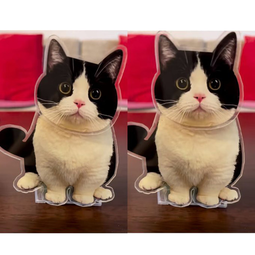 ねこあたま置物