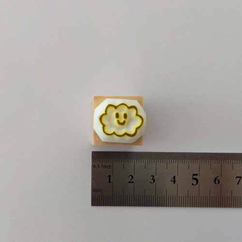 日常を楽しむスタンプ♪手帳やカレンダーに ニッコリ『くもり』マーク