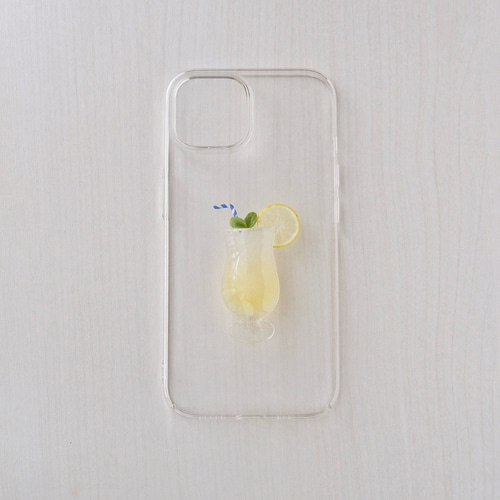 全機種対応 レモンスカッシュ iPhoneケース Android クリアスマホ