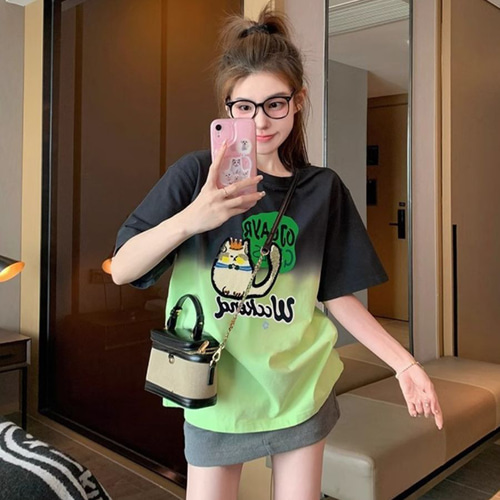 On グラデーション 半袖Tシャツ 楽天市場】グラデーション Tシャツ 半袖 メンズ 夏服 半袖Tシャツ