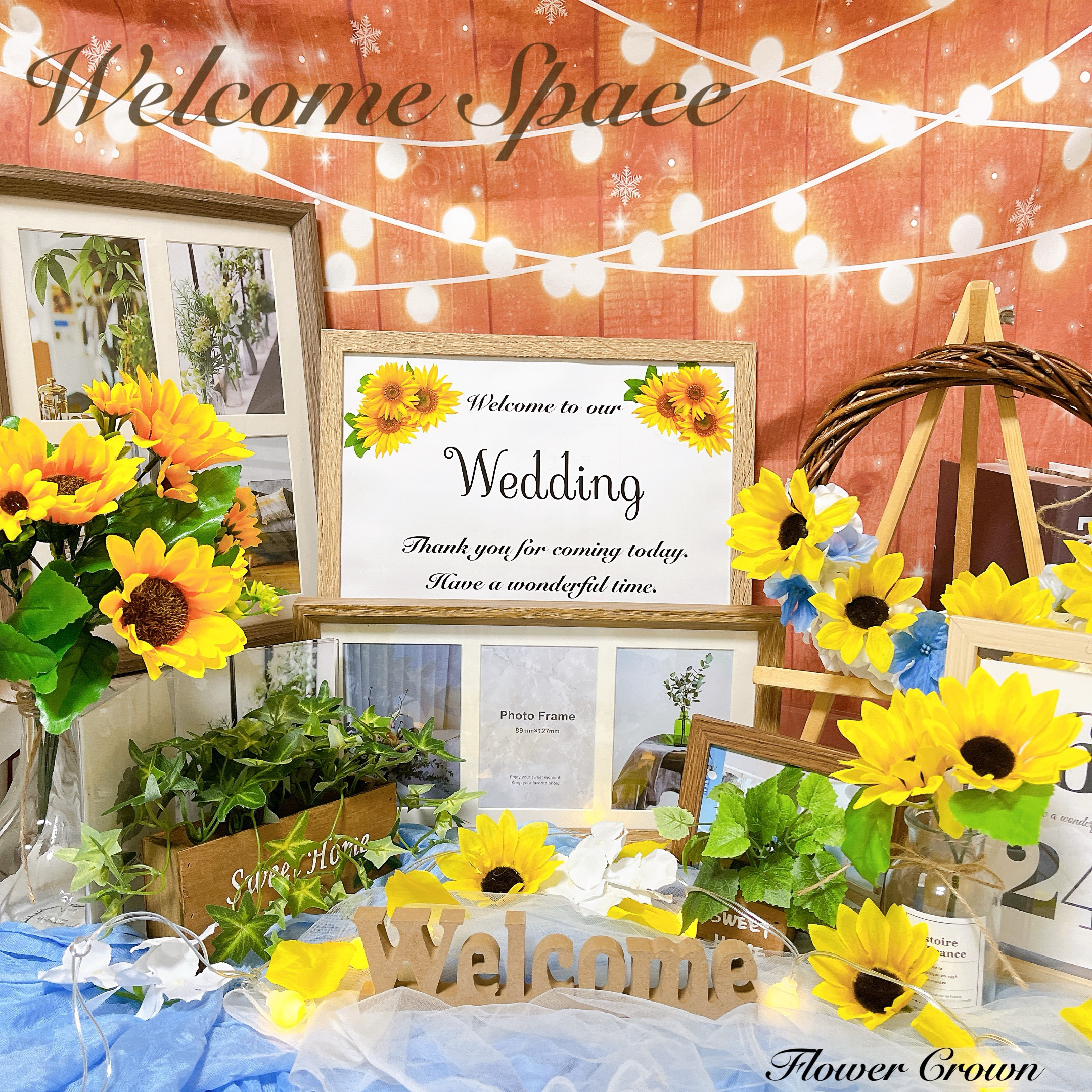 ぴっぴ様❣️ウェルカムスペース まとめ売り 結婚式 装飾 セット ウェルカムボード 受注制作 ウェルカムスペース 結婚式 ウェルカムボード まとめ