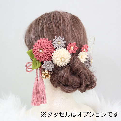 つまみ細工☆成人式用髪飾り☆成人式 髪飾り 卒業式☆結婚式☆和装