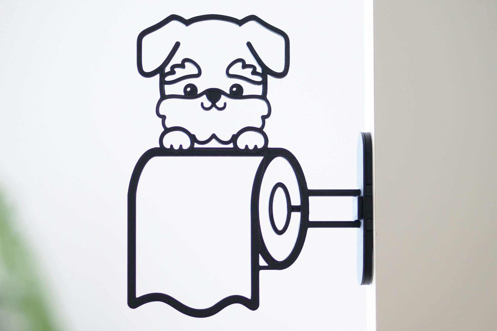 【うちの子】ミニチュアシュナウザー　トイレサイン