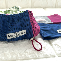 "数量限定"　bi-color クールタオルネックウォーマー「虫歯巻きにもなるよ」UVカット 14枚目の画像