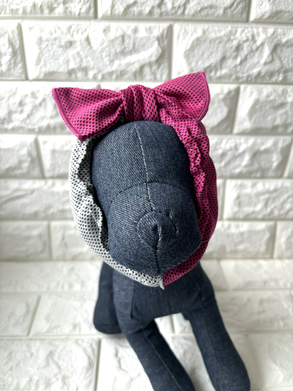 "数量限定"　bi-color クールタオルネックウォーマー「虫歯巻きにもなるよ」UVカット 5枚目の画像