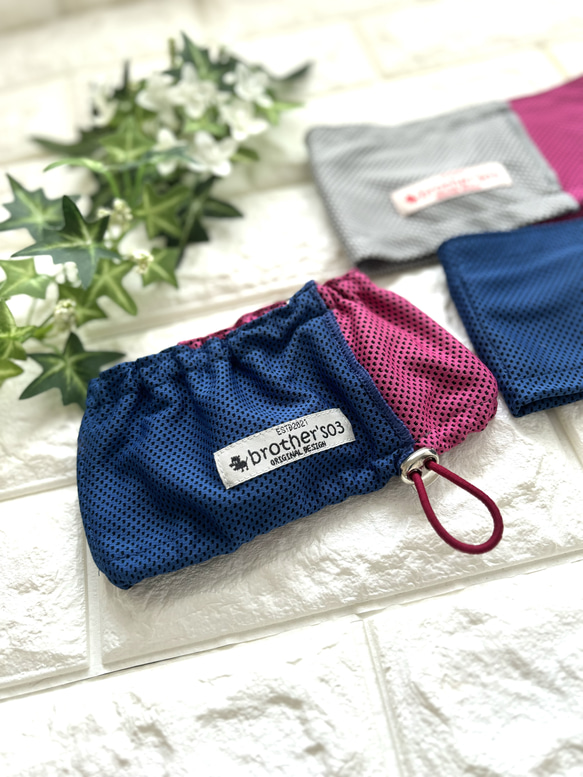 "数量限定"　bi-color クールタオルネックウォーマー「虫歯巻きにもなるよ」UVカット 13枚目の画像