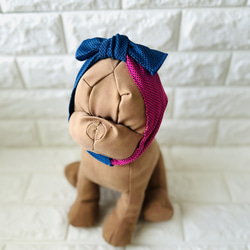 "数量限定"　bi-color クールタオルネックウォーマー「虫歯巻きにもなるよ」UVカット 10枚目の画像