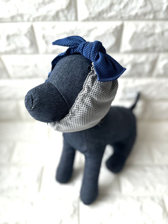 "数量限定"　bi-color クールタオルネックウォーマー「虫歯巻きにもなるよ」UVカット 9枚目の画像