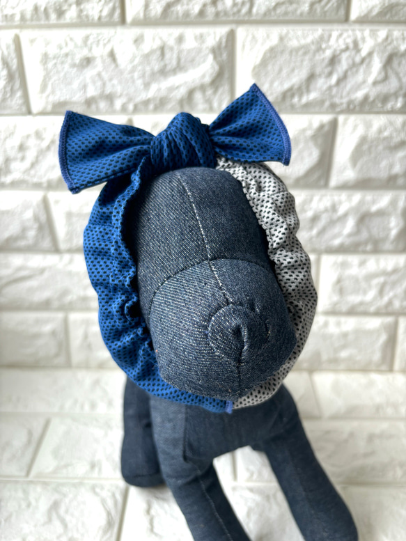 "数量限定"　bi-color クールタオルネックウォーマー「虫歯巻きにもなるよ」UVカット 7枚目の画像