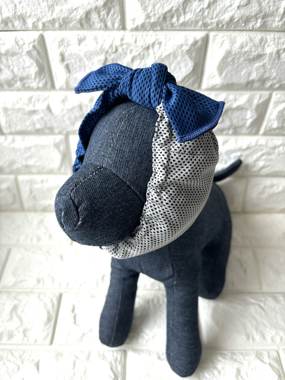 "数量限定"　bi-color クールタオルネックウォーマー「虫歯巻きにもなるよ」UVカット 8枚目の画像