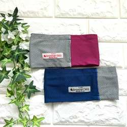 "数量限定"　bi-color クールタオルネックウォーマー「虫歯巻きにもなるよ」UVカット 16枚目の画像