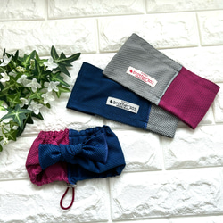 "数量限定"　bi-color クールタオルネックウォーマー「虫歯巻きにもなるよ」UVカット 12枚目の画像