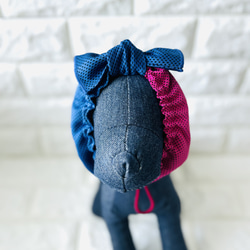 "数量限定"　bi-color クールタオルネックウォーマー「虫歯巻きにもなるよ」UVカット 4枚目の画像