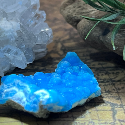 チャンスの石✿*:・ヘミモルファイト異極鉱原石ラフストーン