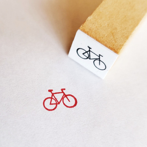 自転車・サイクリング ミニスタンプ(ゴム印) はんこ・スタンプ 平凡堂 