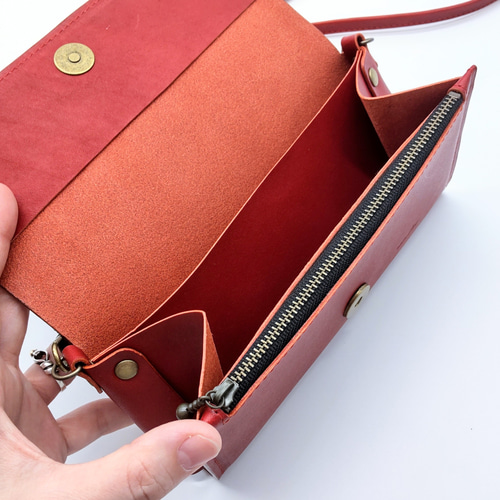 Creema限定 早割価格】お財布ショルダー◇カラーが選べる◇スマホ