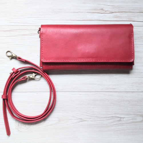 Creema限定 早割価格】お財布ショルダー◇カラーが選べる◇スマホ