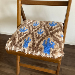 ノッティング織りの椅子敷_2 クッション・クッションカバー