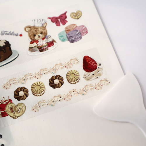 Cherish365【Fairy Feline Boudoir】A5 剥離紙帳 / シール帳 + ヘラ