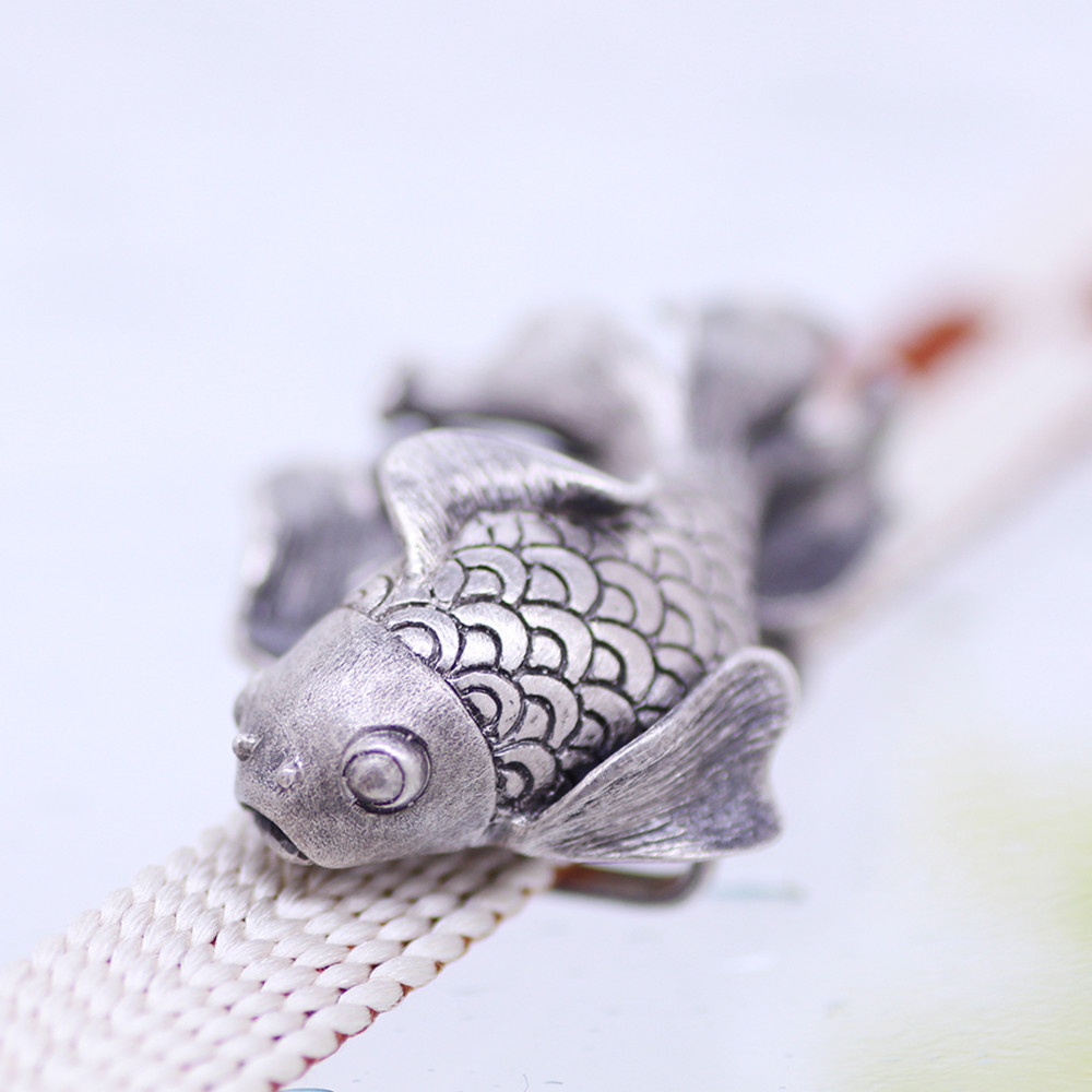 琉金の帯留め（3分紐用）