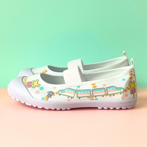 名入り・大スキ新幹線上履き／はやぶさ その他入園グッズ まほうの