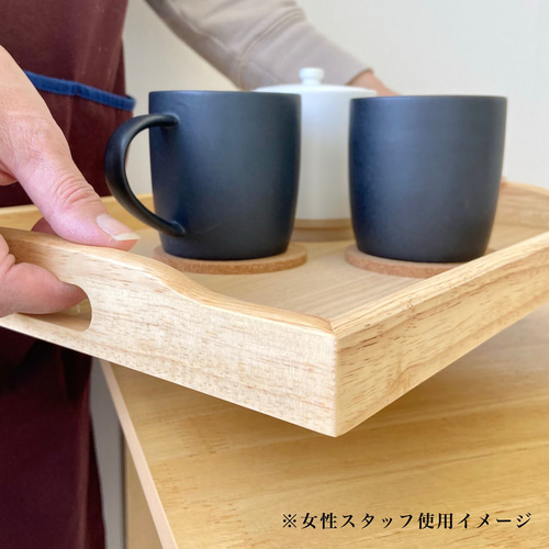 持ち手 木製 トレー トレイ 尺三 39cm お盆 天然木 レストラン カフェ