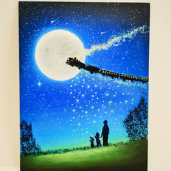ゆう　a candle at night パステル画　絵画アート原画 af91e4e5b18adc679780a1ec1c22cb