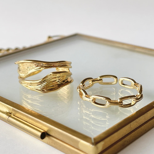 ニケ☆重ねづけにもお薦めです♪★18金プレーンリング★ 18金 指輪 2連 重ねづけ リング k18 18金 18k ゴールド イエロー