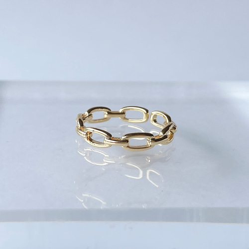 重ね付けリング2本セット ゴールド フリーサイズ フォークリング