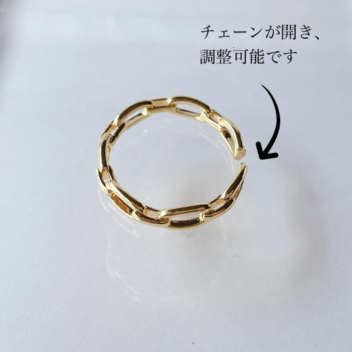 重ね付けリング2本セット ゴールド フリーサイズ フォークリング