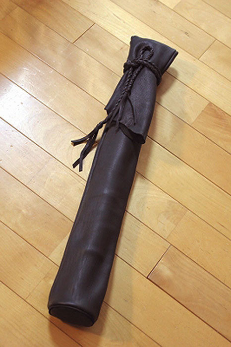 鹿革尺八ケース 【受注生産】fb0914 楽器・アクセサリ FREE BIRD