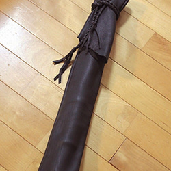 鹿革尺八ケース 【受注生産】fb0914 楽器・アクセサリ FREE BIRD／革