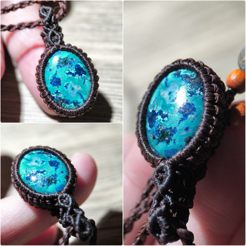 サービス品✧高品質 クリソコラ マクラメペンダント ネックレス