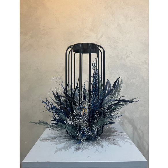 檻　ドライフラワー照明　置き型タイプ　STOCKROOM OSAKA 機材の色