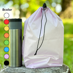 L・5L】全8色 大きめナイロン巾着袋 スタッフバッグ スタッフサック